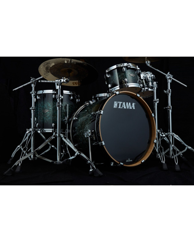 Tama MBS52RZS-MSL Starclassic Performer Shell Kit 5 pcs - Molten Steel Blue Burst/Chrome HW