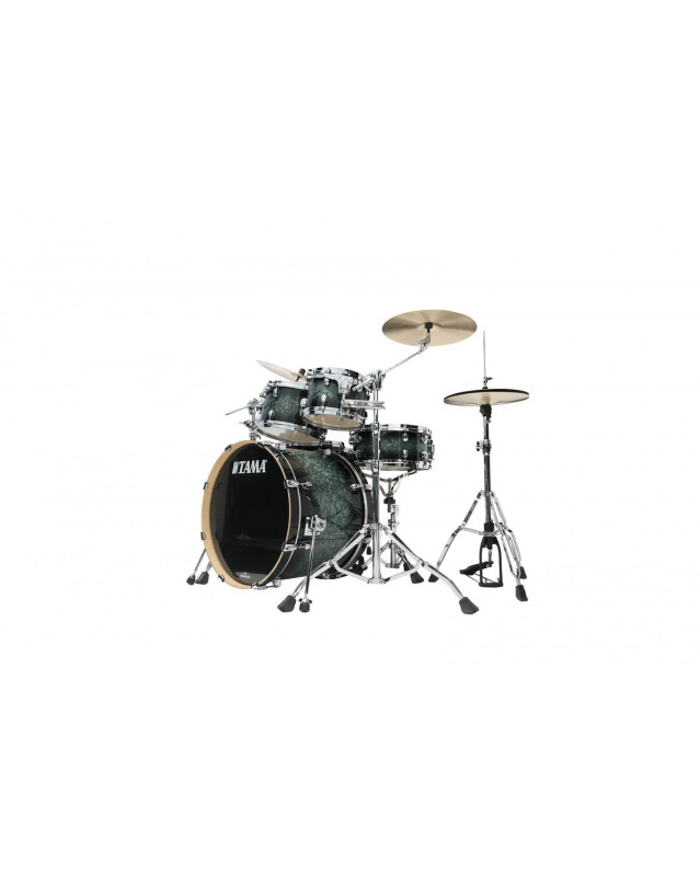 Tama MBS52RZS-MSL Starclassic Performer Shell Kit 5 pcs - Molten Steel Blue Burst/Chrome HW