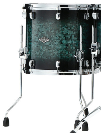 Tama MBSF14D-MSL Starclassic Performer Floor Tom 14 - Molten Steel Blue Burst