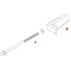 Tama MCH10CLJ Claw Hook & Tension Bolt Assembly