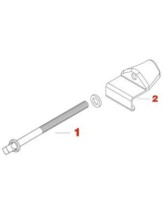 Tama MCHIPBNC Claw Hook & Tension Bolt 86mm for Imperialstar (2023~(IP Model) - Black Nickel
