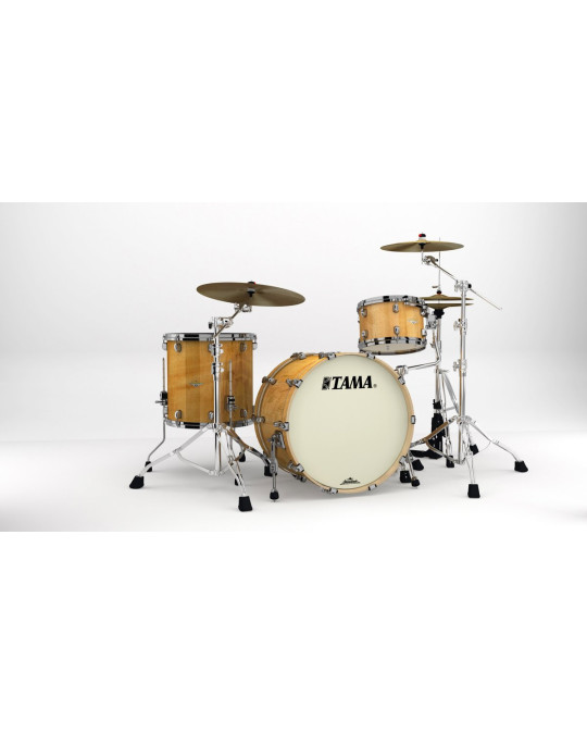 Tama ME32CZBS-VGLM Starclassic Maple Exotic Shell Kit 3 pcs - Exotic Gloss Natural Movingui/Black Nickel HW