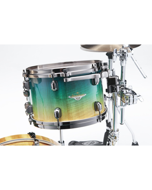 Tama ME32CZBS-VMMF Starclassic Maple Exotic Shell Kit 3 pcs - Marine Shoreline Movingui Fade/Black Nickel HW