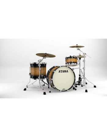 Tama ME32CZS-LNWB Starclassic Maple Exotic Shell Kit 3 pcs - Natural Pacific Walnut Burst/Chrome HW