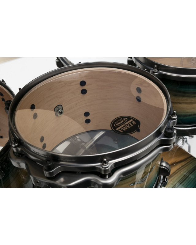 Tama ME32CZUS-LEWB Starclassic Maple Shell Kit 3 pcs - Emerald Pacific Walnut Burst/Smoked Black Nickel HW
