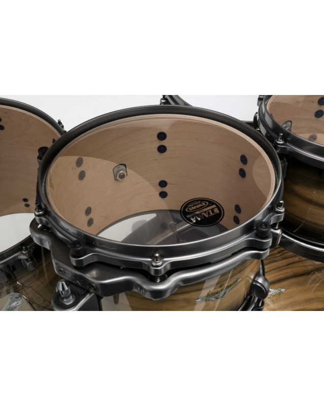 Tama ME32CZUS-LNWB Starclassic Maple Shell Kit 3 pcs - Natural Pacific Walnut Burst/Smoked Black Nickel HW
