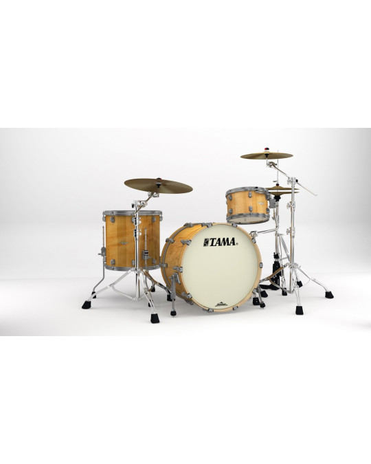Tama ME32CZUS-VGLM Starclassic Maple Exotic Shell Kit 3 pcs - Exotic Gloss Natural Movingui/Smoked Black Nickel HW
