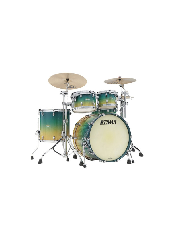Tama ME42TZS-VMMF Starclassic Maple Exotic Shell Kit 4 pcs - Marine Shoreline Movingui Fade/Chrome HW