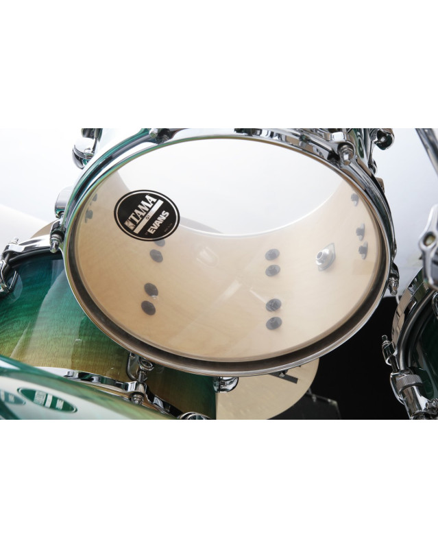 Tama ME42TZS-VMMF Starclassic Maple Exotic Shell Kit 4 pcs - Marine Shoreline Movingui Fade/Chrome HW