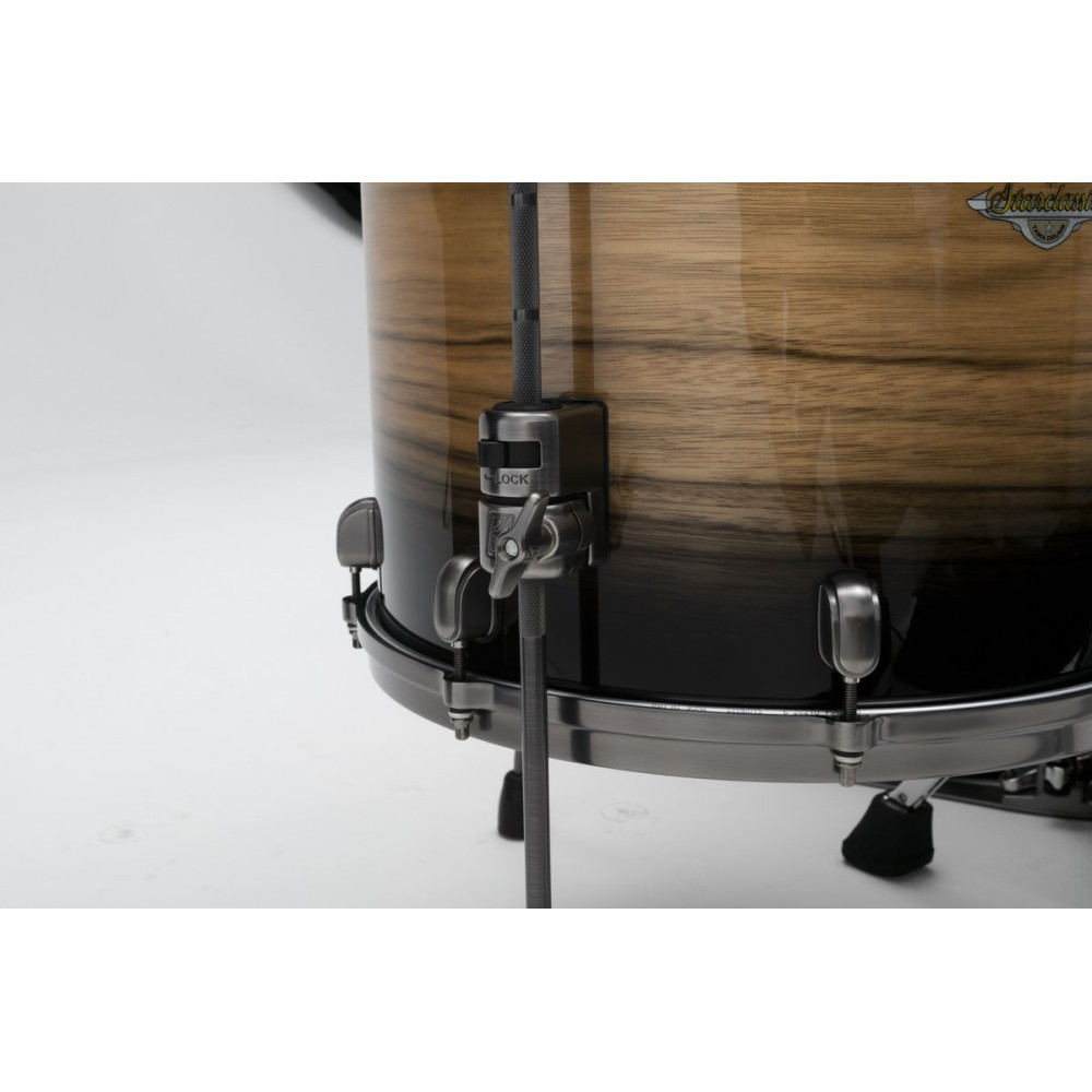 Tama ME42TZUS-LNWB Starclassic Maple Exotic Shell Kit 4 pcs - Natural Pacific Walnut Burst/Smoked Black Nickel HW