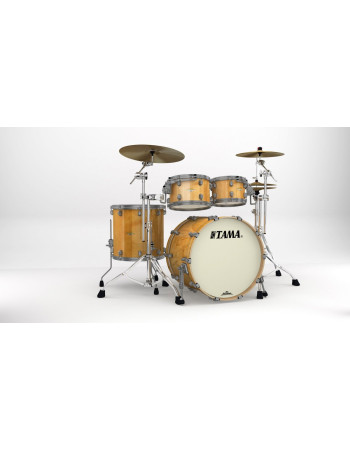 Tama ME42TZUS-VGLM Starclassic Maple Exotic Shell Kit 4 pcs - Exotic Gloss Natural Movingui/Smoked Black Nickel HW