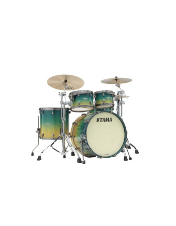 Tama ME42TZUS-VMMF Starclassic Maple Exotic Shell Kit 4 pcs - Marine Shoreline Movingui Fade/Smoked Black Nickel HW