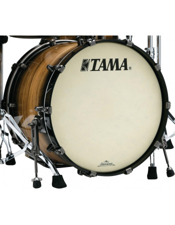 Tama MEB1612M-LNWB Starclassic Maple Exotic Bass Drum 16 - Natural Pacific Walnut Burst