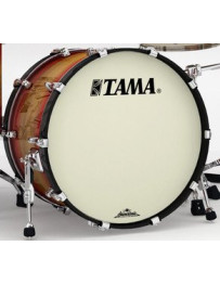 Tama MEB2218Z-LRWB Starclassic Maple Exotic Bass Drum 22 - Ruby Pacific Walnut Burst