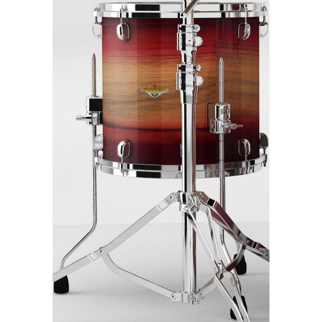 Tama MEF1414-LRWB Starclassic Maple Exotic Floor Tom 14 - Ruby Pacific Walnut Burst