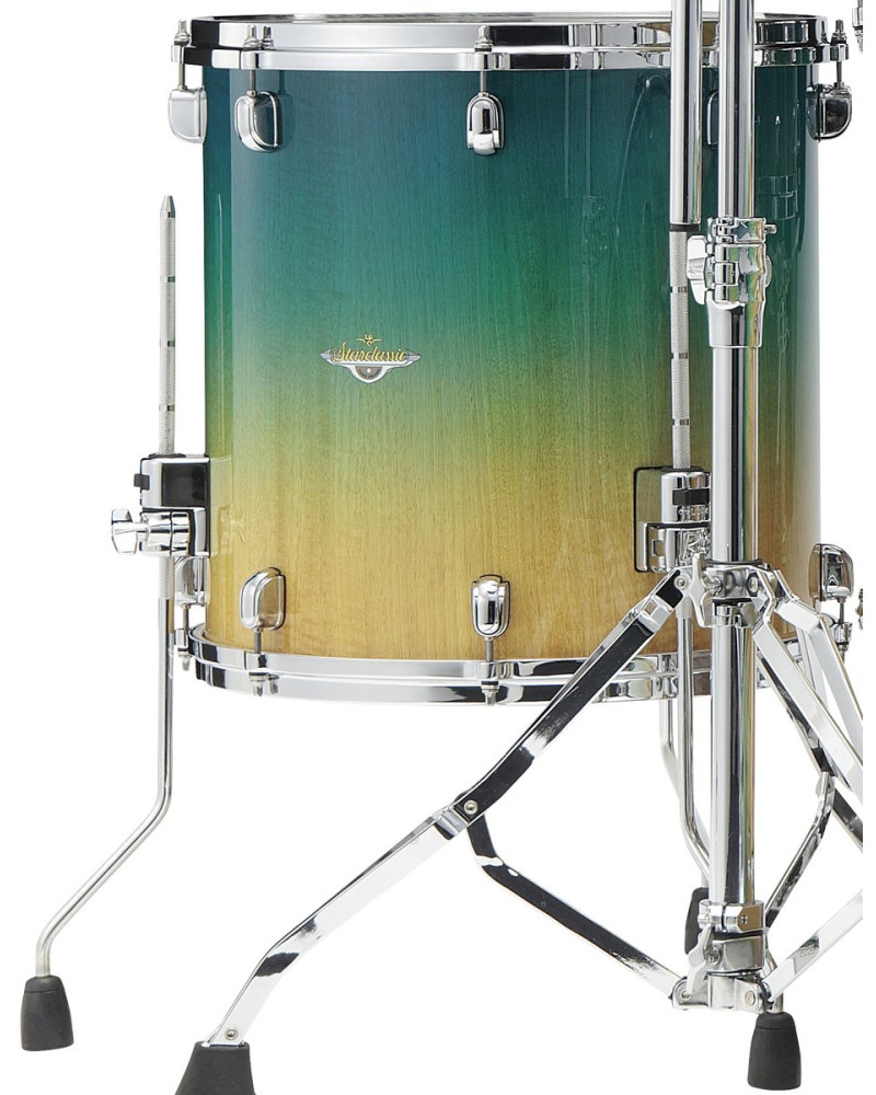 Tama MEF1414-VMMF Starclassic Maple Exotic Floor Tom 14 - Marine Shoreline Movingui Fade