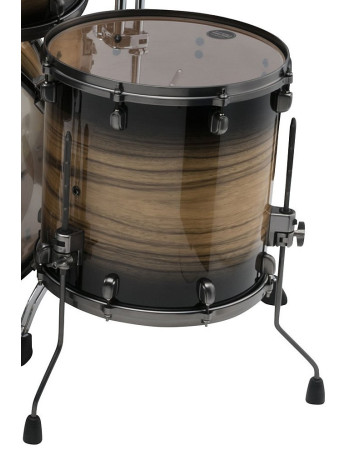 Tama MEF1414B-LNWB Starclassic Maple Exotic Floor Tom 14 - Natural Pacific Walnut Burst