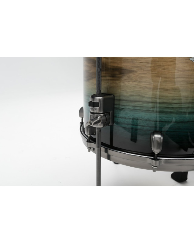 Tama MEF1414U-LEWB Starclassic Maple Exotic Floor Tom 14 - Emerald Pacific Walnut Burst