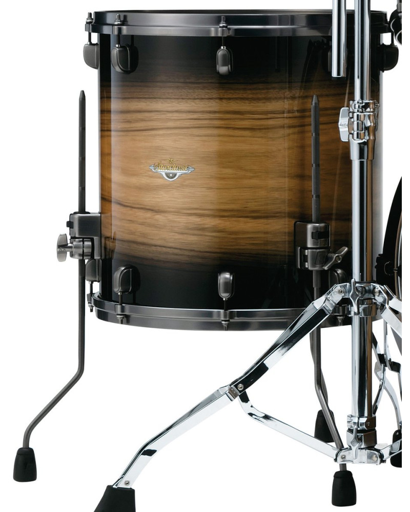 Tama MEF1614U-LNWB Starclassic Maple Exotic Floor Tom 16 - Natural Pacific Walnut Burst