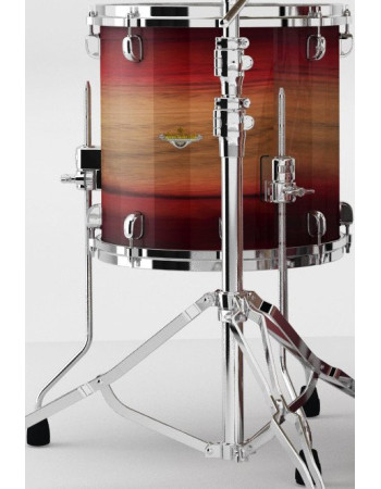 Tama MEF1616-LRWB Starclassic Maple Exotic Floor Tom 16 - Ruby Pacific Walnut Burst