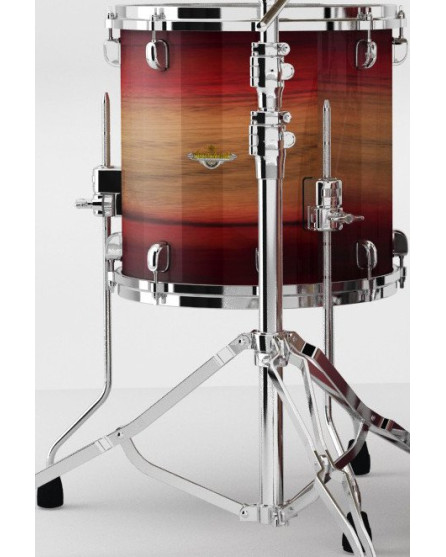 Tama MEF1616-LRWB Starclassic Maple Exotic Floor Tom 16 - Ruby Pacific Walnut Burst