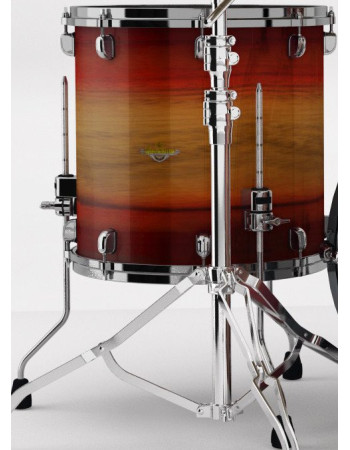 Tama MEF1616B-LRWB Starclassic Maple Exotic Floor Tom 16 - Ruby Pacific Walnut Burst