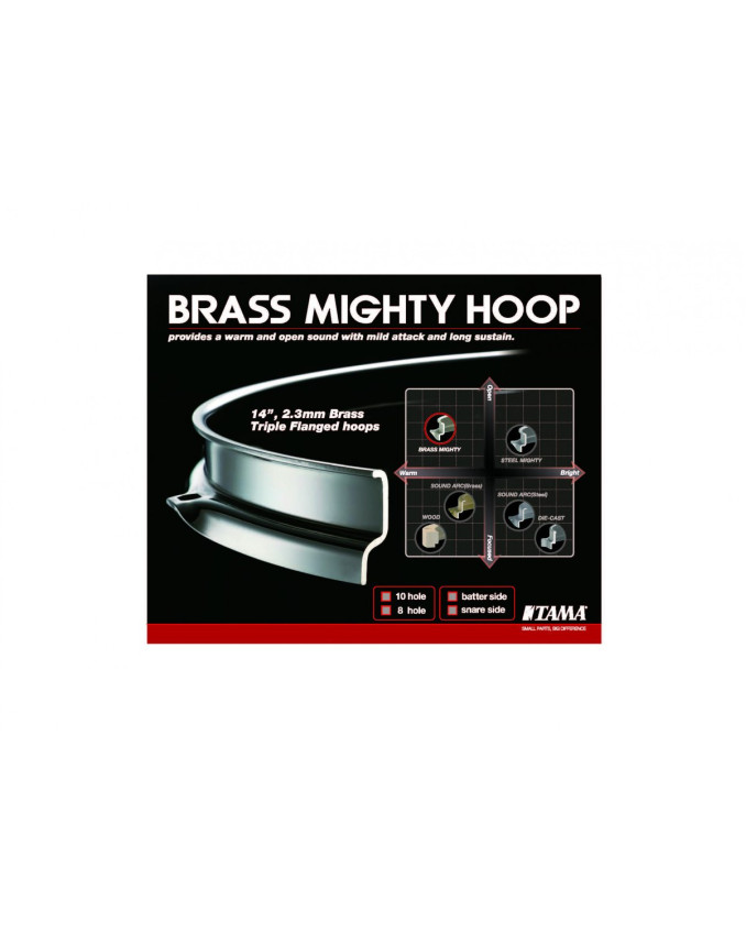Tama MFB14-10N Brass Mighty Hoops 14