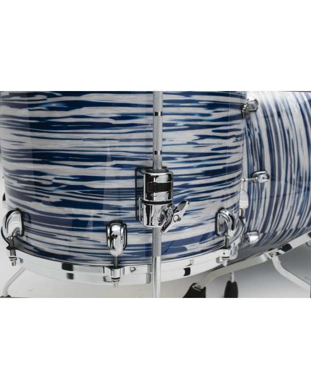 Tama MR32CZS-BWO Starclassic Maple Duracover Wrap Shell Kit 3pcs - Blue & White Oyster /Chrome HW