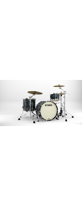 Tama MR32CZS-CCL Starclassic Maple Duracover Wrap Shell Kit 3 pcs - Charcoal Swirl/Chrome HW