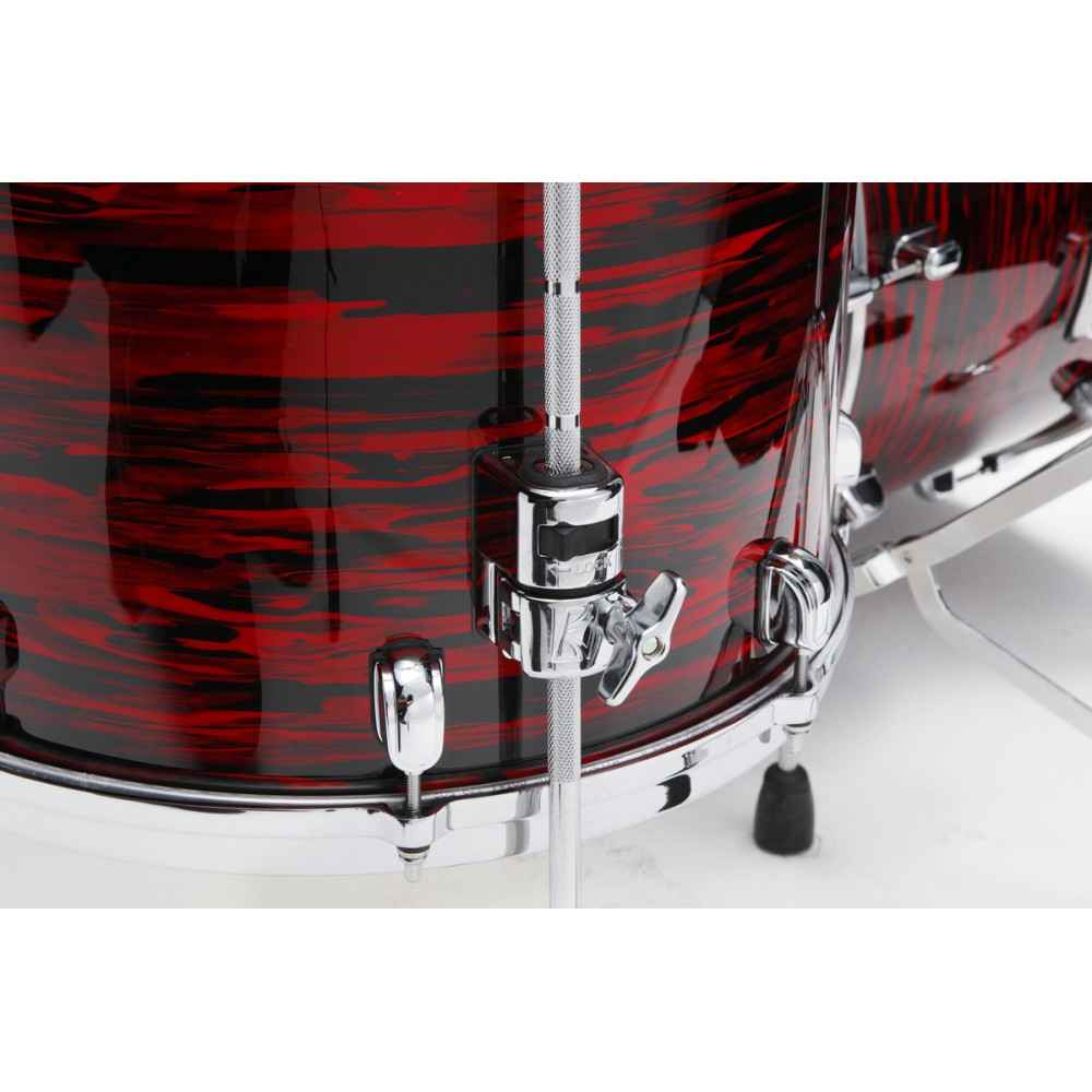 Tama MR32CZS-ROY Starclassic Maple Duracover Wrap Shell Kit 3 pcs - Red Oyster/Chrome HW