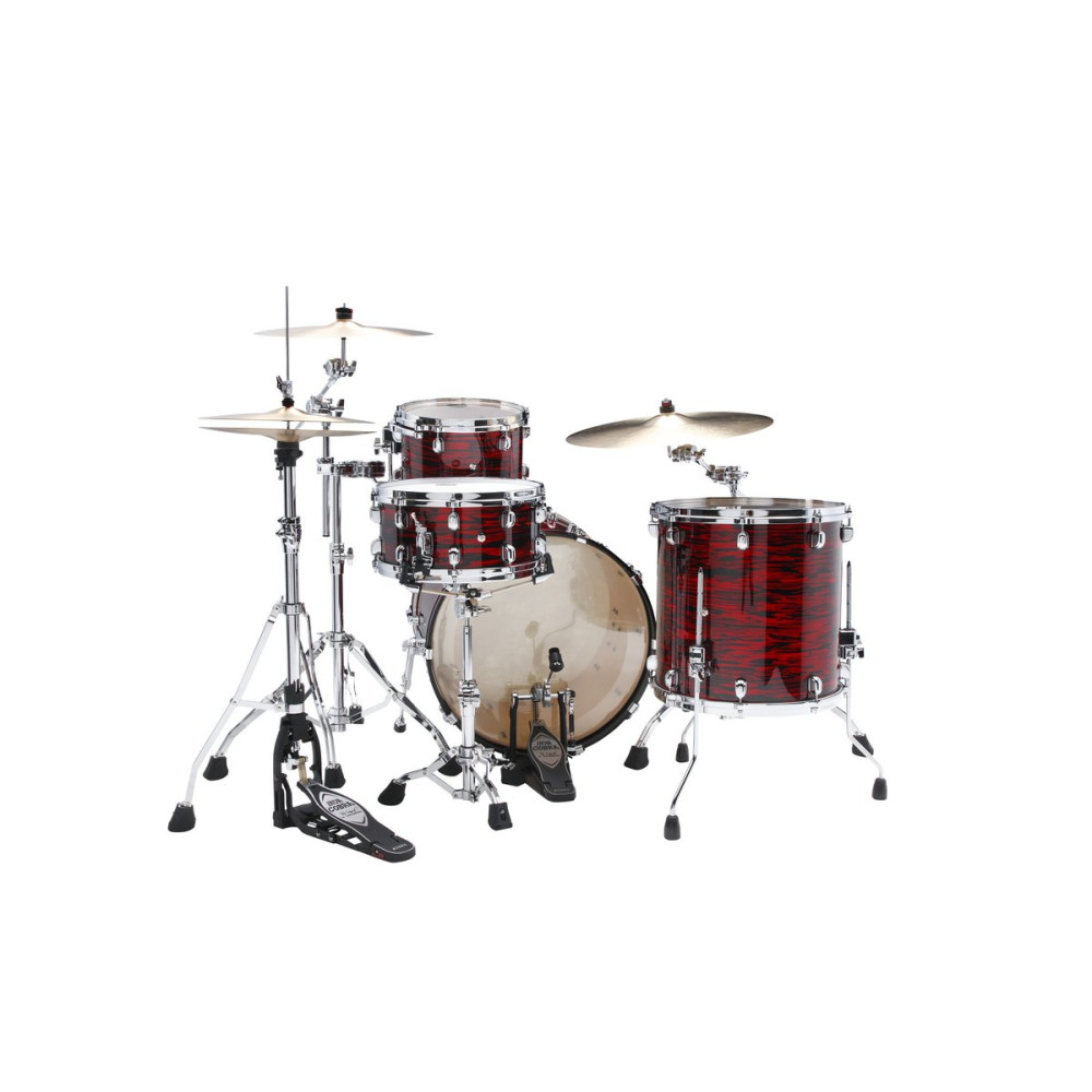 Tama MR32CZS-ROY Starclassic Maple Duracover Wrap Shell Kit 3 pcs - Red Oyster/Chrome HW