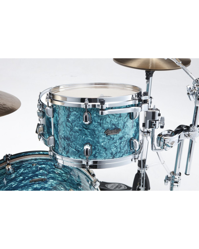 Tama MR32CZS-TQP Starclassic Maple Duracover Wrap Shell Kit 3 pcs - Turquoise Pearl/Chrome HW