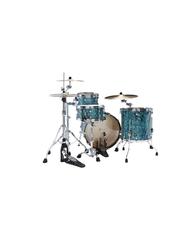 Tama MR32CZS-TQP Starclassic Maple Duracover Wrap Shell Kit 3 pcs - Turquoise Pearl/Chrome HW