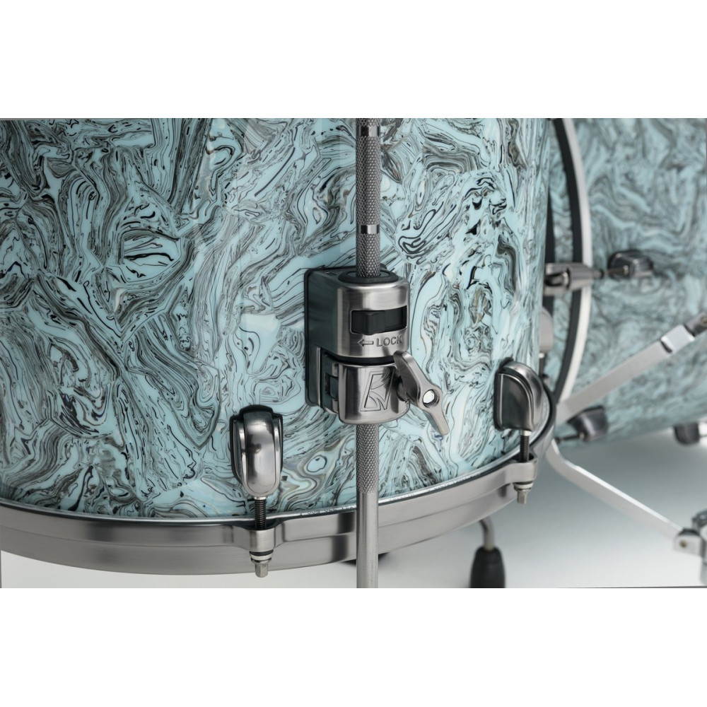 Tama MR32CZUS-SLW Starclassic Maple Duracover Wrap Shell Kit 3 pcs - Sky Blue Swirl/Smoked Black Nickel HW