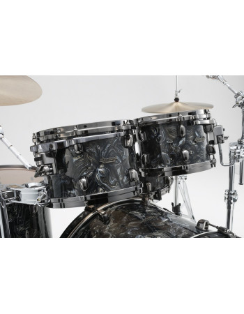 Tama MR42TZBNS-CCL Starclassic Maple Duracover Wrap Shell Kit 4 pcs - Charcoal Swirl/Black Nickel HW