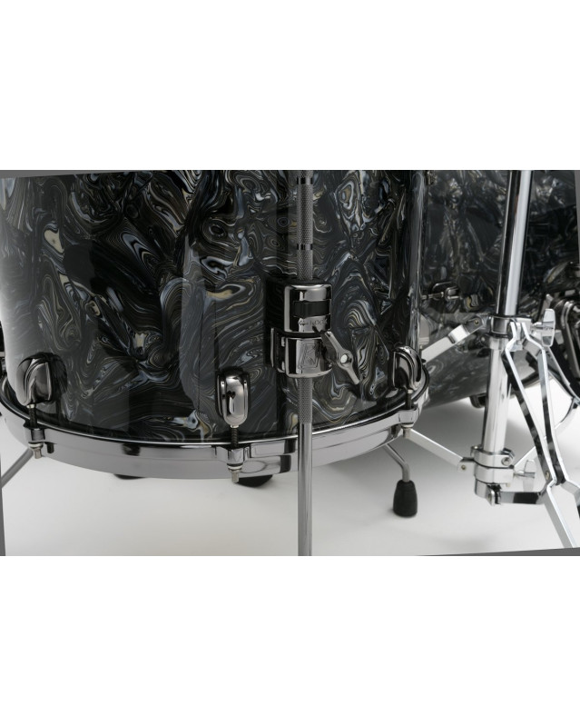 Tama MR42TZBNS-CCL Starclassic Maple Duracover Wrap Shell Kit 4 pcs - Charcoal Swirl/Black Nickel HW