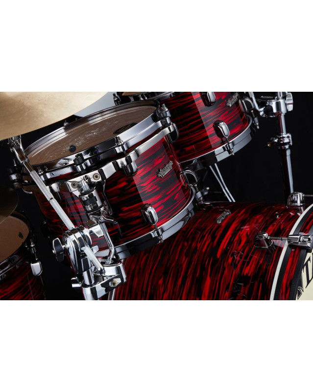 Tama MR42TZBNS-ROY Starclassic Maple Duracover Wrap Shell Kit 4 pcs - Red Oyster/Black Nickel HW