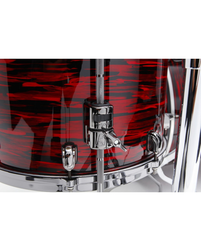 Tama MR42TZBNS-ROY Starclassic Maple Duracover Wrap Shell Kit 4 pcs - Red Oyster/Black Nickel HW