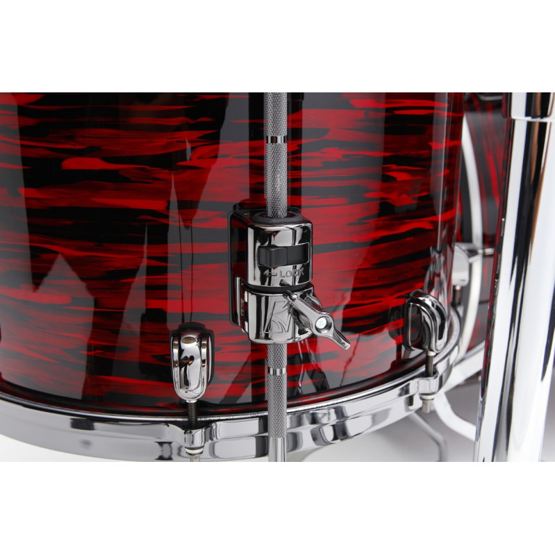 Tama MR42TZBNS-ROY Starclassic Maple Duracover Wrap Shell Kit 4 pcs - Red Oyster/Black Nickel HW