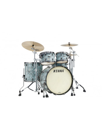 Tama MR42TZBNS-SLW Starclassic Maple Duracover Wrap Shell Kit 4 pcs - Sky Blue Swirl/Black Nickel HW