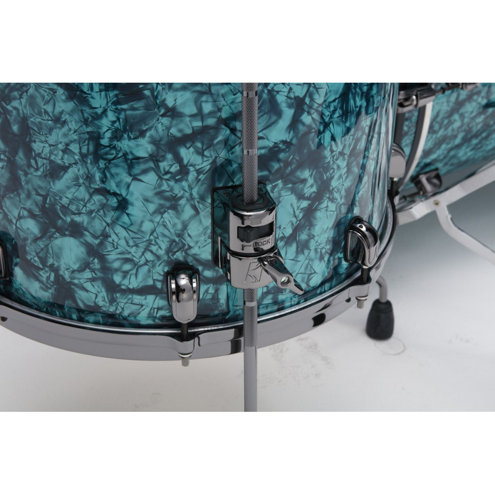Tama MR42TZBNS-TQP Starclassic Maple Duracover Wrap Shell Kit 4 pcs - Turquoise Pearl/Black Nickel HW
