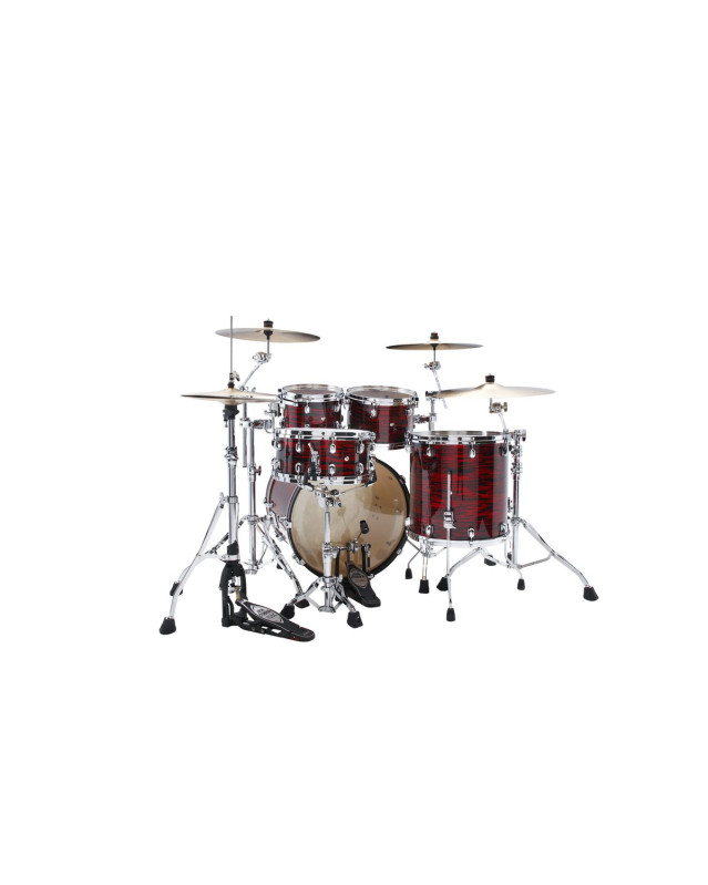 Tama MR42TZS-ROY Starclassic Maple Duracover Wrap Shell Kit 4 pcs - Red Oyster/Chrome HW