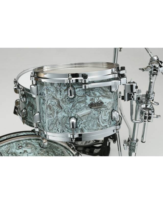 Tama MR42TZS-SLW Starclassic Maple Duracover Wrap Shell Kit 4 pcs - Sky Blue Swirl/Chrome HW