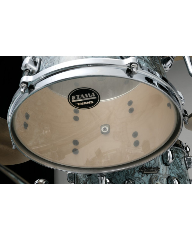 Tama MR42TZS-SLW Starclassic Maple Duracover Wrap Shell Kit 4 pcs - Sky Blue Swirl/Chrome HW