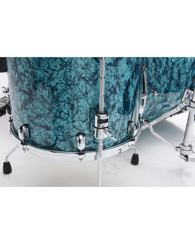 Tama MR42TZS-TQP Starclassic Maple Duracover Wrap Shell Kit 4 pcs - Turquoise Pearl/Chrome HW