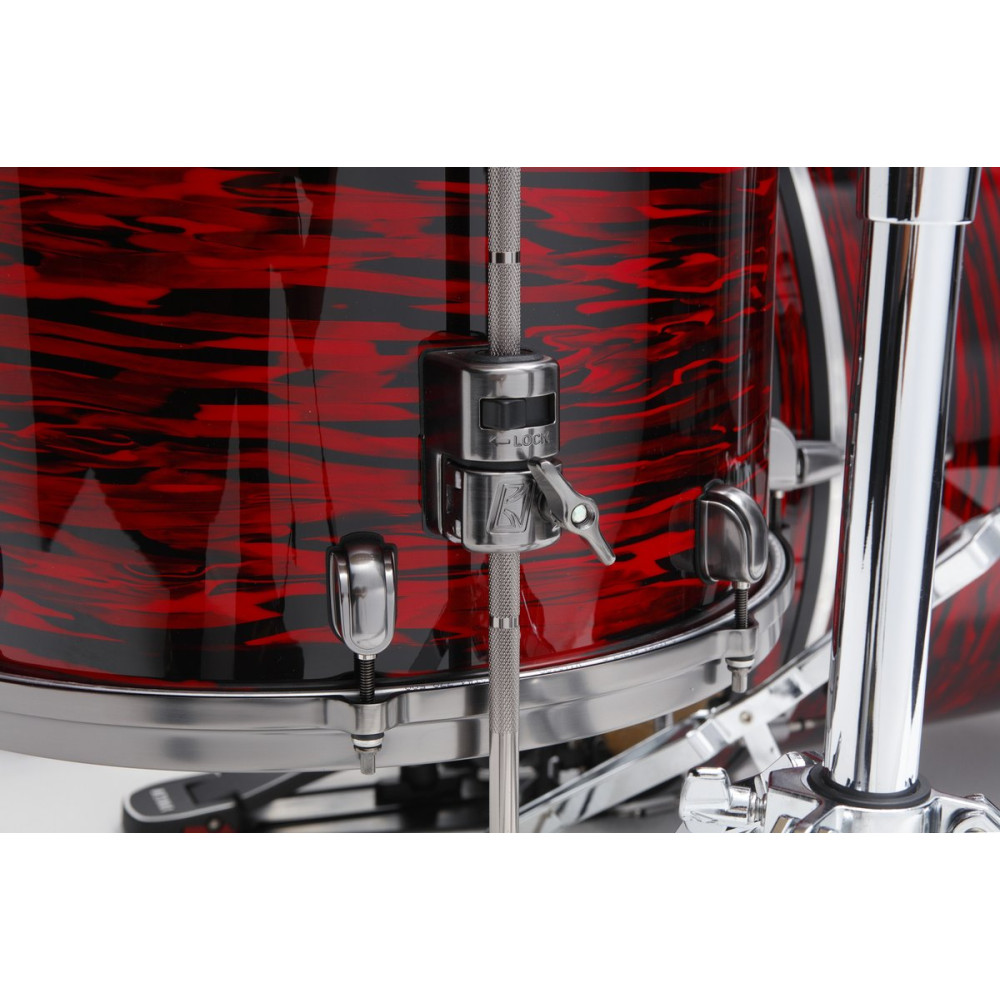Tama MR42TZUS-ROY Starclassic Maple Duracover Wrap Shell Kit 4 pcs - Red Oyster/Smoked Black Nickel HW
