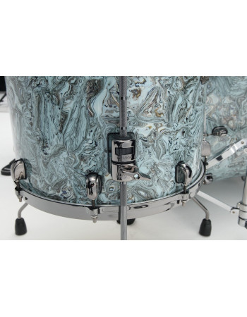 Tama MRF1412BN-SLW Starclassic Maple Duracover Wrap Floor Tom 14 - Sky Blue Swirl