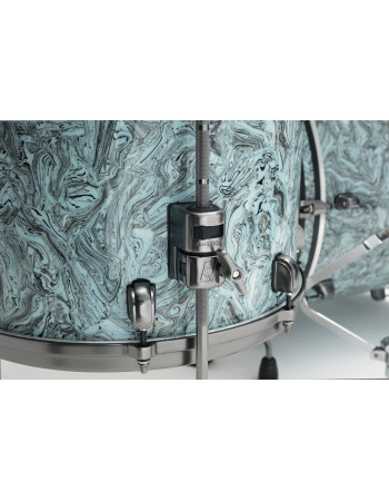 Tama MRF1414U-SLW Starclassic Maple Duracover Wrap Floor Tom 14 - Sky Blue Swirl