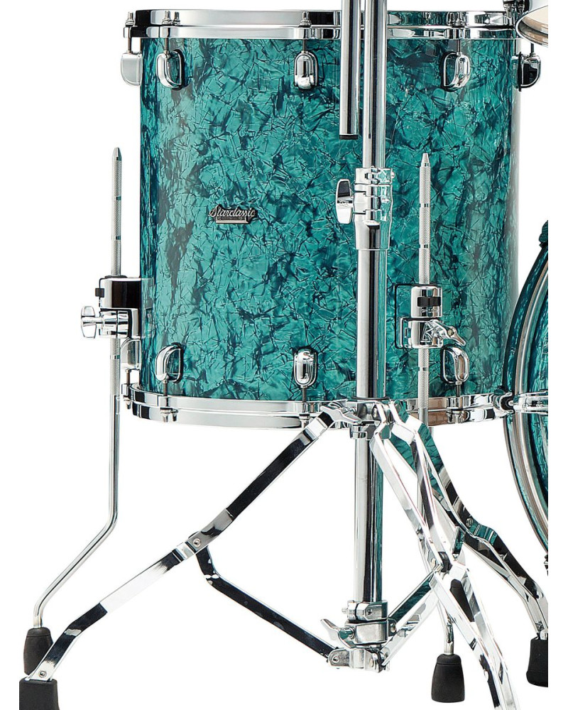 Tama MRF1616-TQP Starclassic Maple Duracover Wrap Floor Tom 16 - Turquoise Pearl