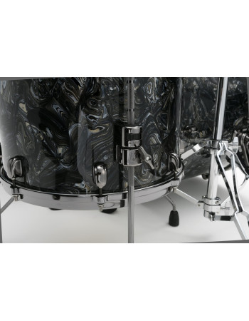Tama MRF1616BN-CCL Starclassic Maple Duracover Wrap Floor Tom 16 - Charcoal Swirl